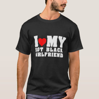 T-shirt J'Aime Ma Chaud Black Girlfiend