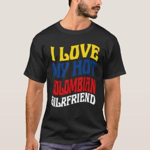 T-shirt J'aime ma Colombienne sexy Fierté de Colombie