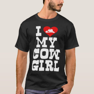 T-shirt J'Aime Ma Cowgirl Western Texas Urban