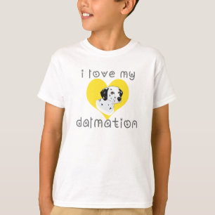 T-shirt j'aime ma dalmation