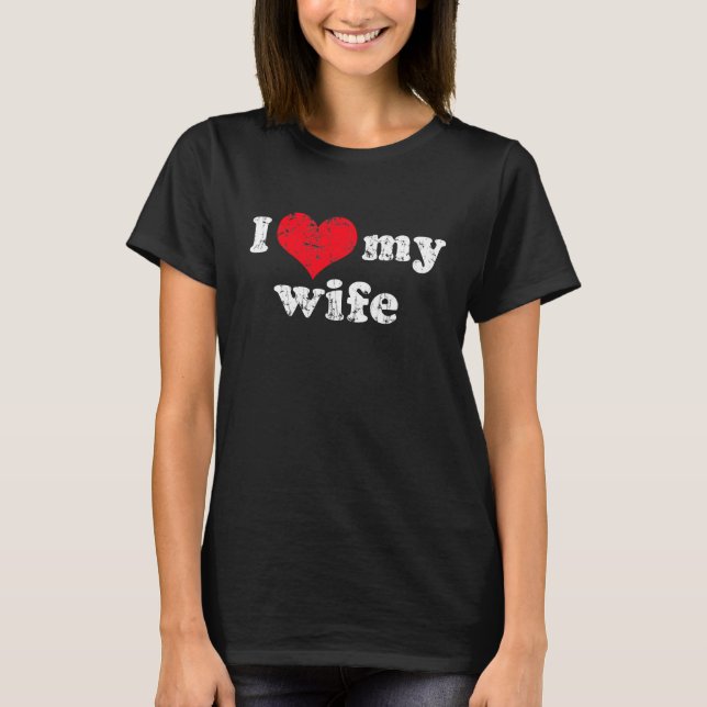 T-shirt J'aime ma femme (Devant)