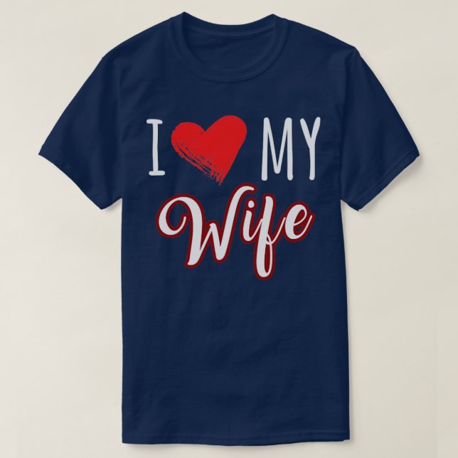 T-shirt J'aime ma femme (Design devant)