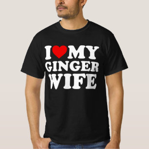 T-shirt J'Aime Ma Femme De Gingembre