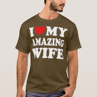 T-shirt J'aime ma femme Extraordinaire