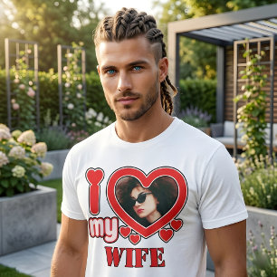 T-shirt J'aime ma femme Personnalisé