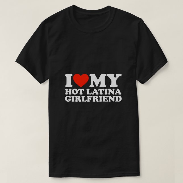 T-shirt J'Aime Ma Fille Chaude J'Aime Ma Fille Chaude Lati (Design devant)