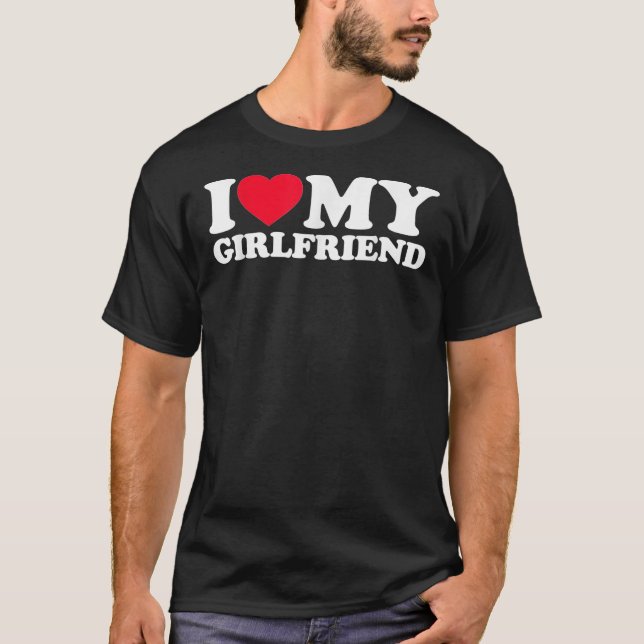 T-shirt J'Aime Ma Fille Chemise Je Coeur Ma Fille S (Devant)