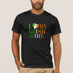 T-shirt J'aime ma fille irlandaise