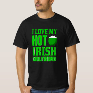 T-shirt J'Aime Ma Fille Irlandaise Chaude