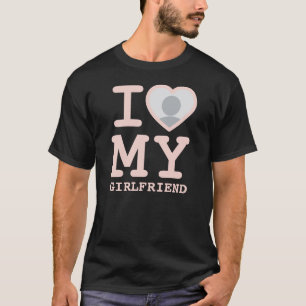 T-shirt J'Aime Ma Fille Plus Que Jamais Photo Rose