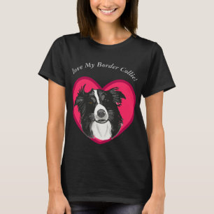 T-shirt J'aime ma frontière Collie