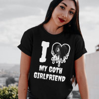 J'aime ma Goth Girlfriend Drit Heart Photo