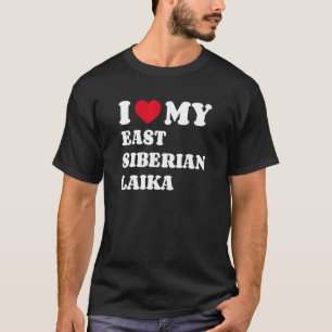 T-shirt J'Aime Ma Laika Sibérienne Orientale