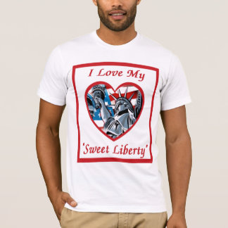T-shirt J'aime ma liberté douce