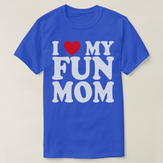 T-shirt J'aime ma maman sympa (Design devant)