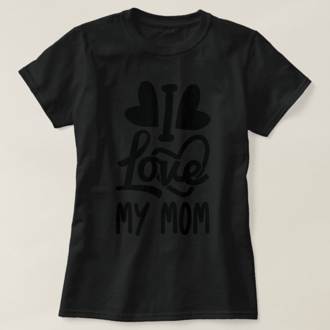 T-shirt J'aime ma mère (Design devant)