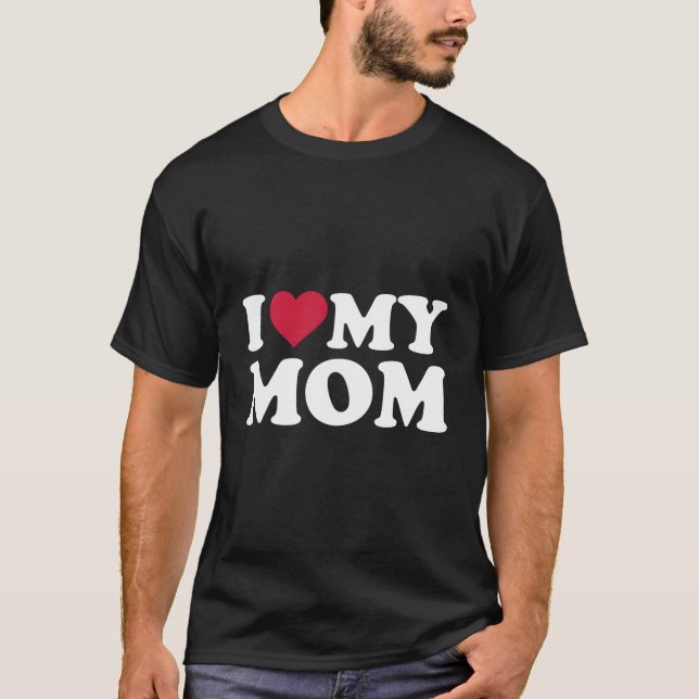 T-shirt J'aime ma mère (Devant)