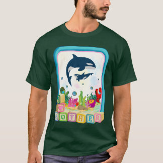 T-shirt J'aime ma mère mignonne garçon design