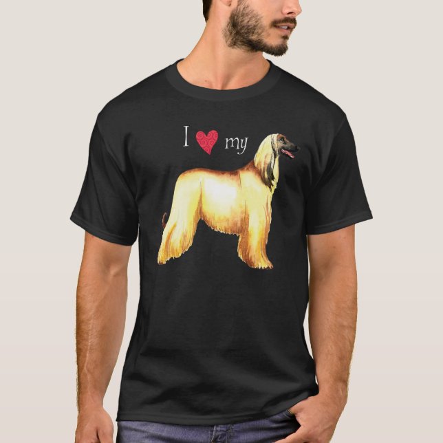 T-shirt J'aime ma peau afghane (Devant)
