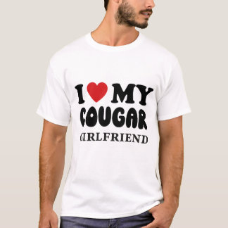 T-shirt J'Aime Ma Petite Amie Cougar