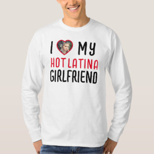 T-shirt J'Aime Ma Petite Amie Latina Chaude