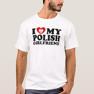 T-shirt J'Aime Ma Petite Amie Polonaise