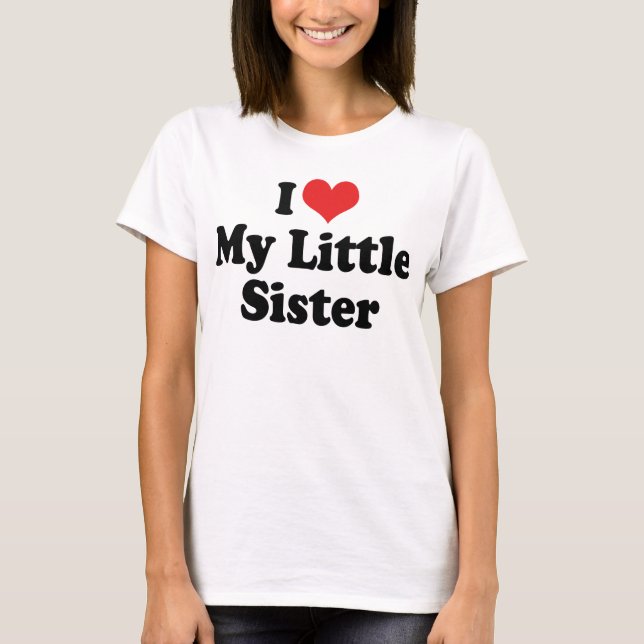 T-shirt J'Aime Ma Petite Soeur (Devant)