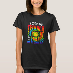 T-shirt J'Aime Ma Tequila Tout De Suite Mais Mes Amis Peuv