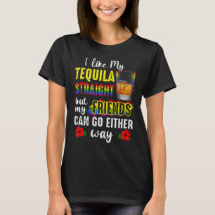 T-shirt J'Aime Ma Tequila Tout De Suite Mais Mes Amis Peuv