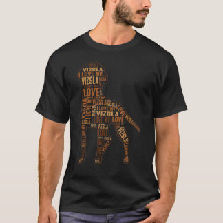 T-shirt J'Aime Ma Vizsla Hongroise Vizsla
