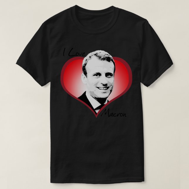 T-shirt J'aime Macron (Design devant)
