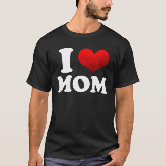 T-shirt J'Aime Maman, Maman Chaude Amoureux