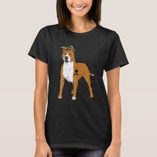 T-shirt J'Aime Maman Pitbull Avec Tatouage Mère Fête Cadea