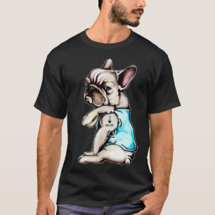 T-shirt J'aime Maman Pug Tatouée