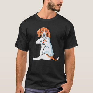 T-shirt J'Aime Maman Tatouage Treking Walker Coonhound Mam
