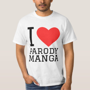 T-shirt J'aime manga parodique