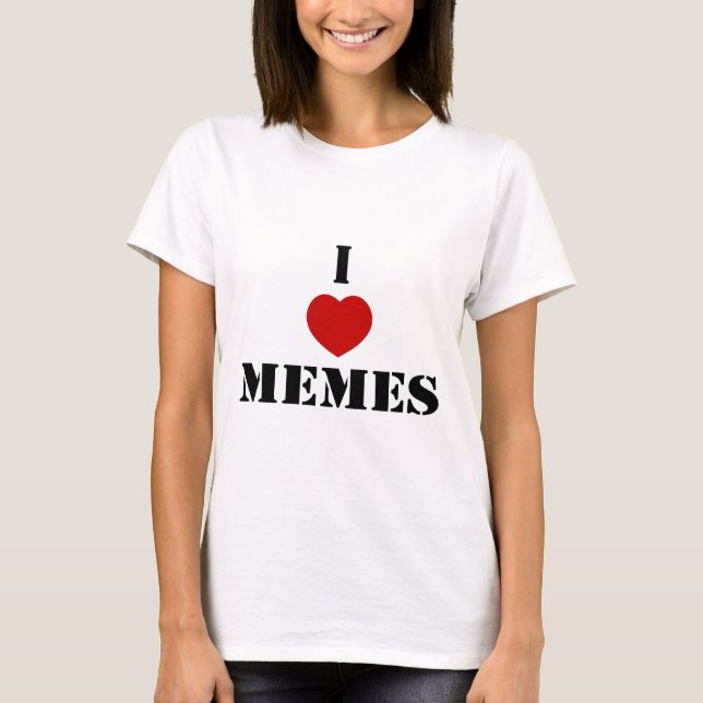 T-shirt J'aime Memes (Devant)