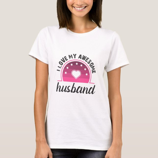 T-shirt J'Aime Mes Femmes Maris (Devant)