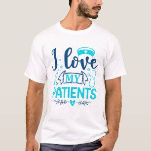 T-shirt J'aime mes patients Infirmière