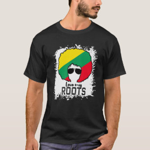 T-shirt J'Aime Mes Racines Retour Puissante Histoire Mois 