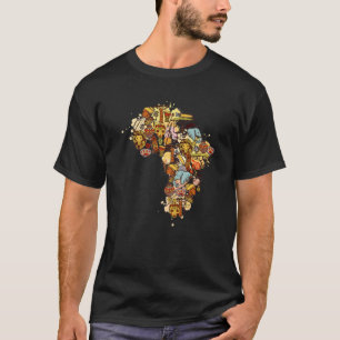T-shirt J'Aime Mes Racines Retour Puissante Histoire Mois