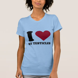 T-shirt J'aime mes testicules