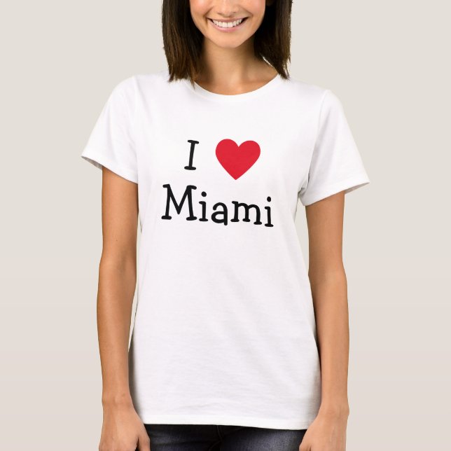 T-shirt J'aime Miami (Devant)