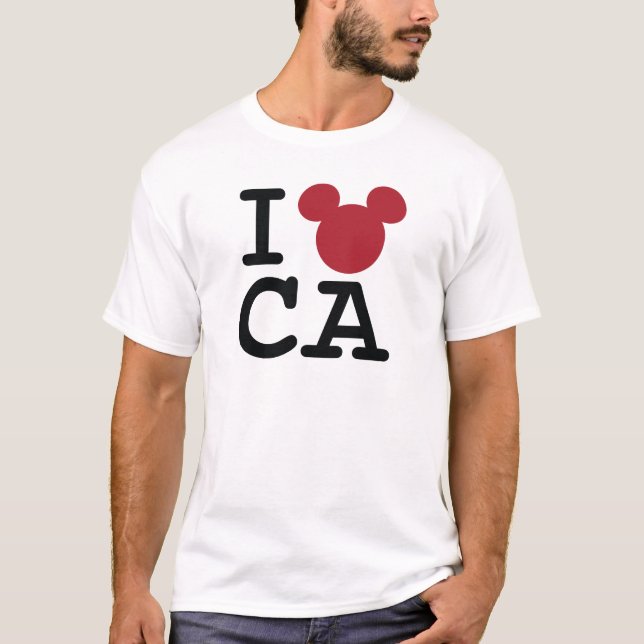 T-shirt J'aime Mickey | California Disneyland (Devant)