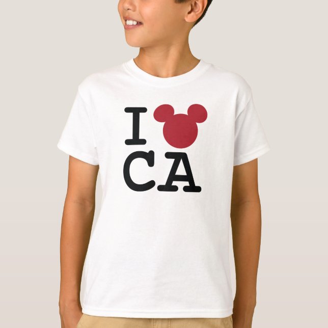 T-shirt J'aime Mickey | California Disneyland (Devant)