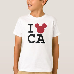 T-shirt J'aime Mickey Californie Disneyland