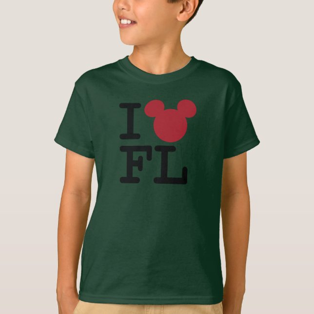 T-shirt J'aime Mickey | Floride (Devant)