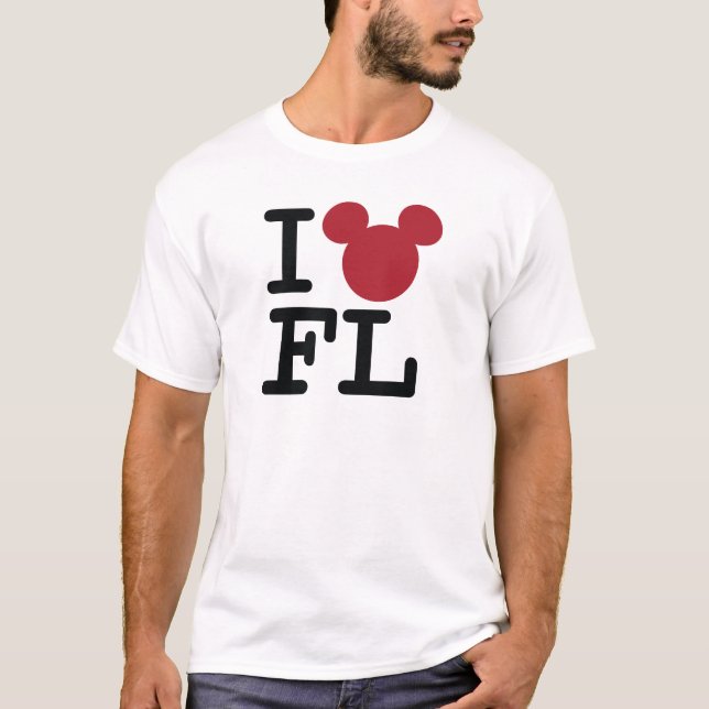 T-shirt J'aime Mickey | Floride (Devant)