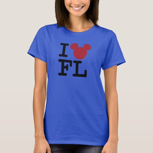 T-shirt J'aime Mickey | Floride (Devant)