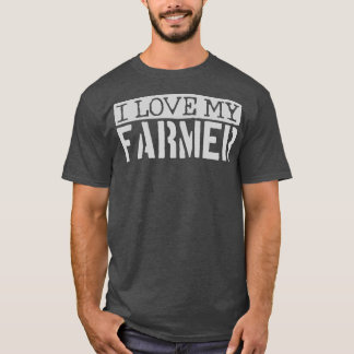 T-shirt J'Aime Mon Agriculteur